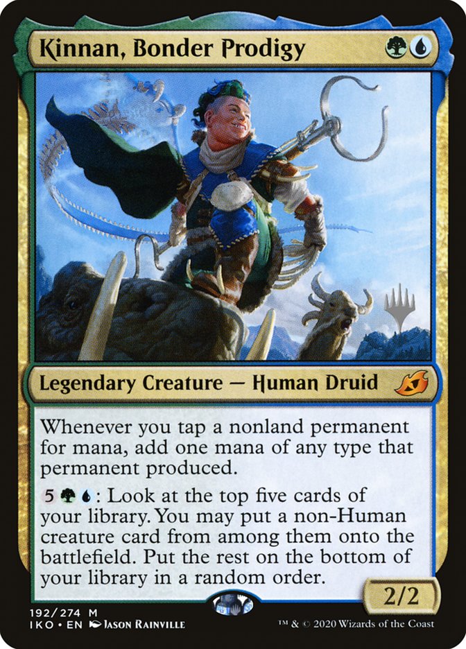 Kinnan, Bonder Prodigy (Promo Pack) [Ikoria: Lair of Behemoths Promos] | Gear Gaming Bentonville