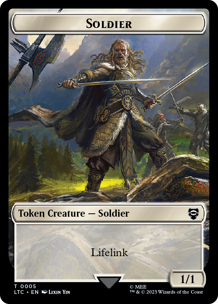 Soldier // Food Token [The Lord of the Rings: Tales of Middle-Earth Commander Tokens] | Gear Gaming Bentonville