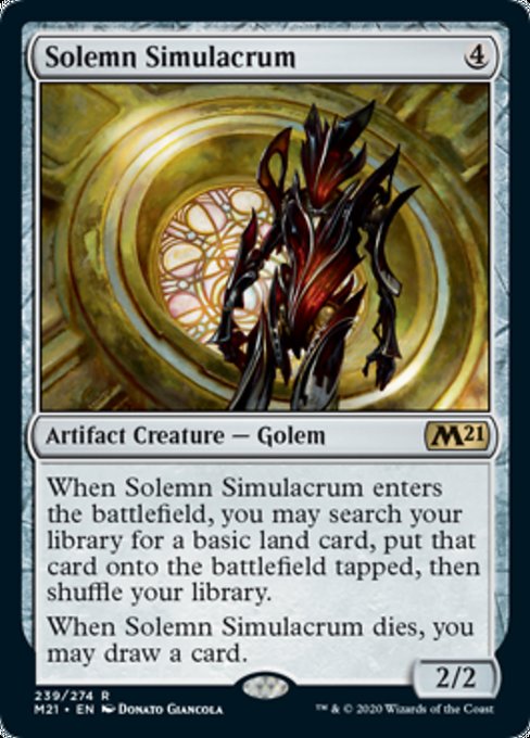 Solemn Simulacrum [Core Set 2021] | Gear Gaming Bentonville