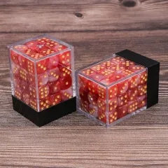 (Red+White) 12mm D6 block of 36 dice | Gear Gaming Bentonville