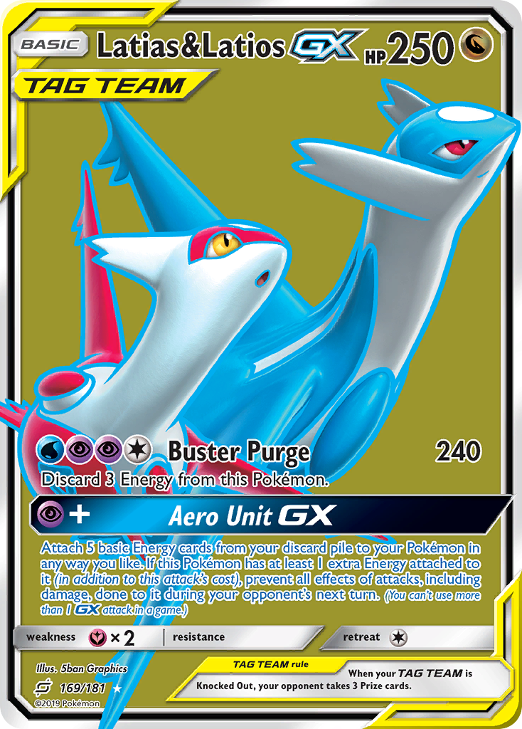 Latias & Latios GX (169/181) [Sun & Moon: Team Up] | Gear Gaming Bentonville