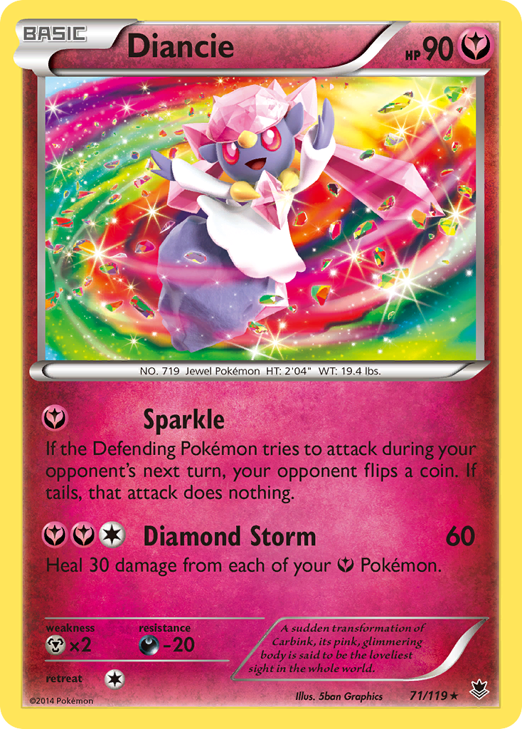 Diancie (71/119) [XY: Phantom Forces] | Gear Gaming Bentonville