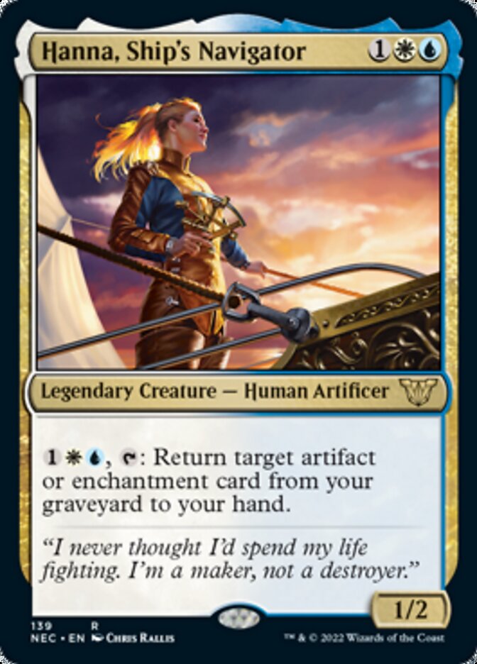 Hanna, Ship's Navigator [Kamigawa: Neon Dynasty Commander] | Gear Gaming Bentonville