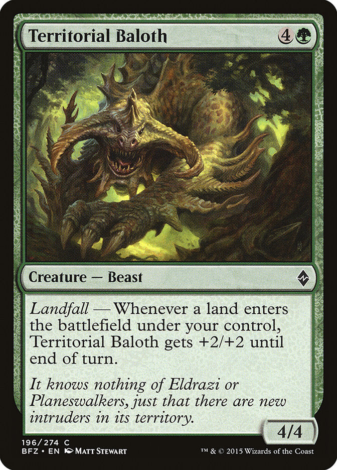 Territorial Baloth [Battle for Zendikar] | Gear Gaming Bentonville