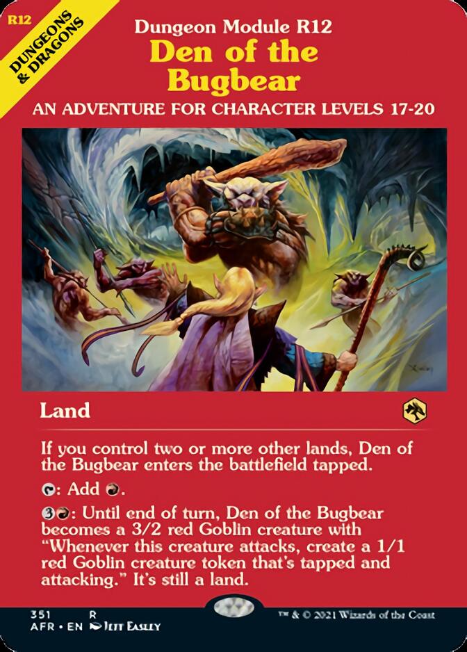 Den of the Bugbear (Dungeon Module) [Dungeons & Dragons: Adventures in the Forgotten Realms] | Gear Gaming Bentonville