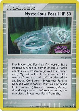 Mysterious Fossil (92/110) (Stamped) [EX: Holon Phantoms] | Gear Gaming Bentonville