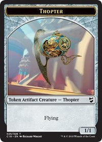 Thopter (025) // Servo Double-sided Token [Commander 2018 Tokens] | Gear Gaming Bentonville