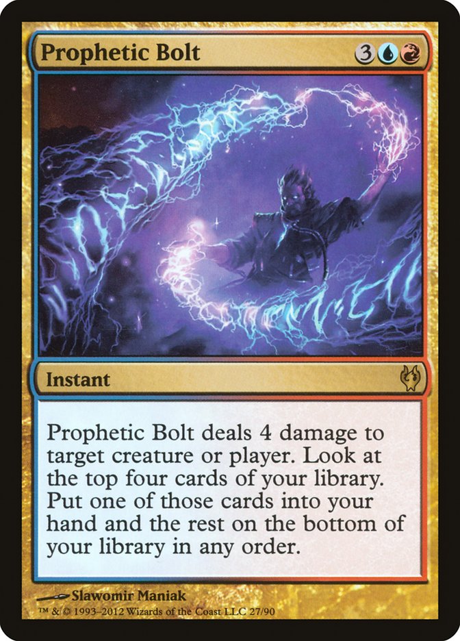 Prophetic Bolt [Duel Decks: Izzet vs. Golgari] | Gear Gaming Bentonville