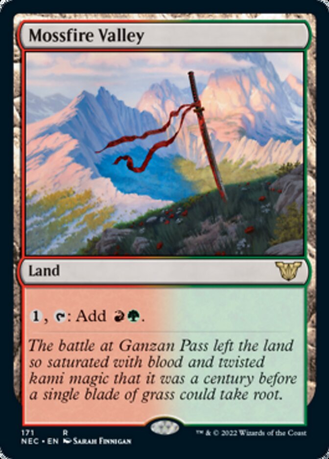 Mossfire Valley [Kamigawa: Neon Dynasty Commander] | Gear Gaming Bentonville