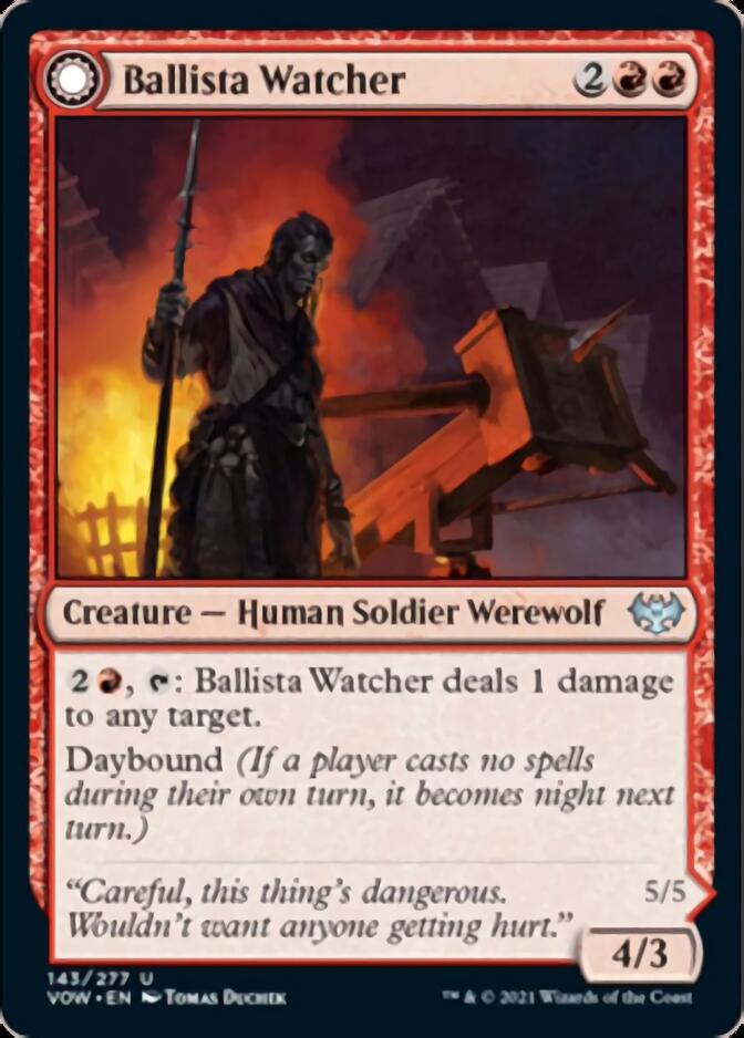 Ballista Watcher // Ballista Wielder [Innistrad: Crimson Vow] | Gear Gaming Bentonville