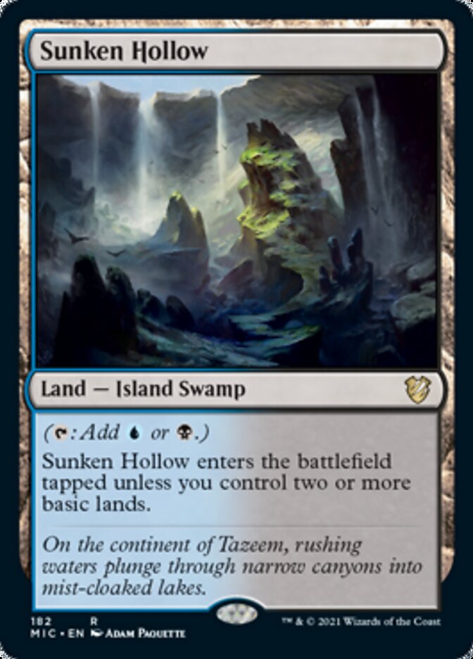 Sunken Hollow [Innistrad: Midnight Hunt Commander] | Gear Gaming Bentonville