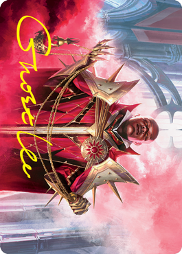 Markov Purifier Art Card (Gold-Stamped Signature) [Innistrad: Crimson Vow Art Series] | Gear Gaming Bentonville