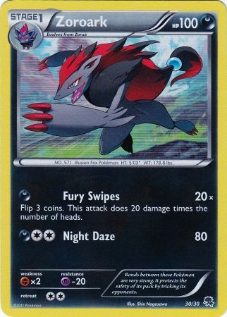 Zoroark (30/30) [Black & White: Trainer Kit - Zoroark] | Gear Gaming Bentonville