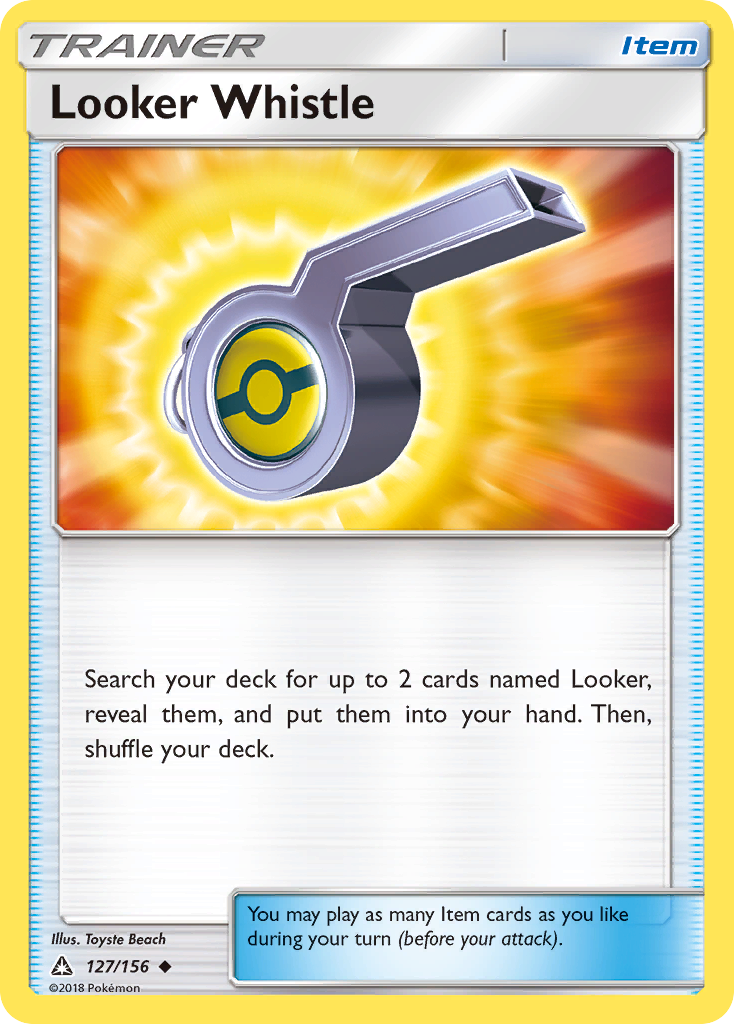 Looker Whistle (127/156) [Sun & Moon: Ultra Prism] | Gear Gaming Bentonville