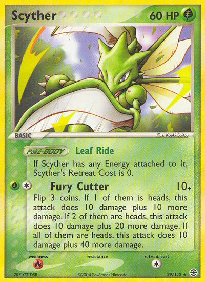 Scyther (29/112) [EX: FireRed & LeafGreen] | Gear Gaming Bentonville