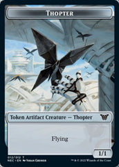 Thopter // Spirit (002) Double-sided Token [Kamigawa: Neon Dynasty Commander Tokens] | Gear Gaming Bentonville