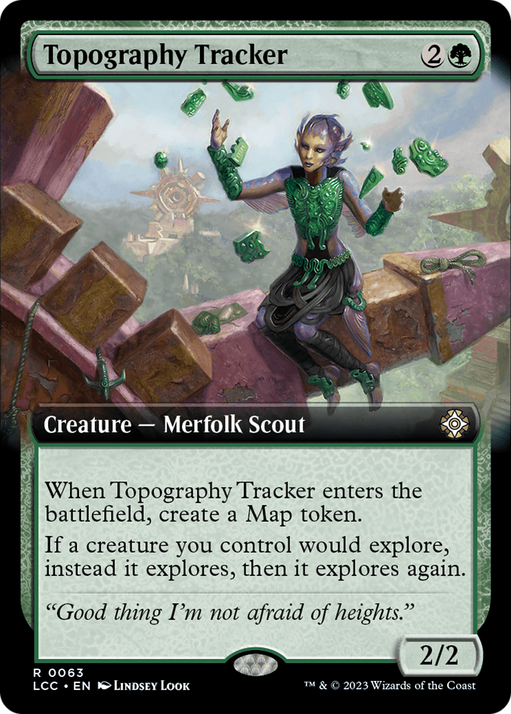 Topography Tracker (Extended Art) [The Lost Caverns of Ixalan Commander] | Gear Gaming Bentonville