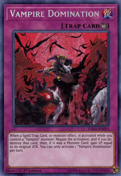 Vampire Domination [DASA-EN011] Secret Rare | Gear Gaming Bentonville