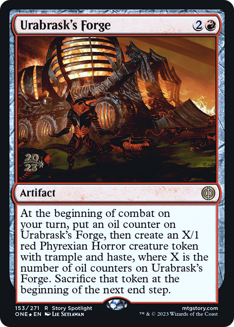 Urabrask's Forge [Phyrexia: All Will Be One Prerelease Promos] | Gear Gaming Bentonville