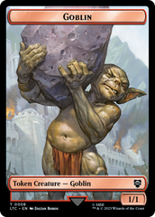 Goblin // Wraith Double-Sided Token [The Lord of the Rings: Tales of Middle-Earth Commander Tokens] | Gear Gaming Bentonville