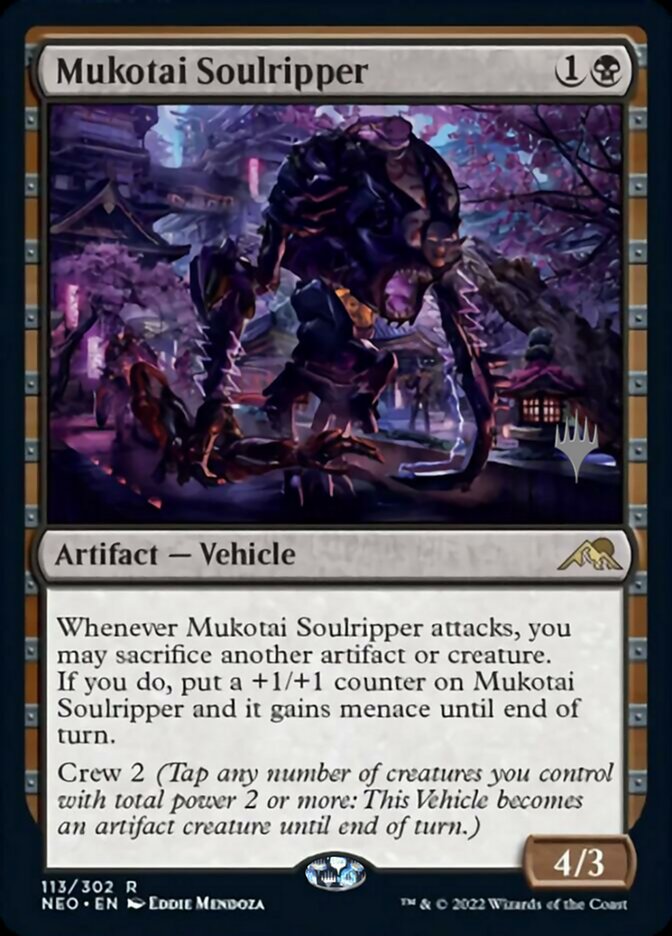 Mukotai Soulripper (Promo Pack) [Kamigawa: Neon Dynasty Promos] | Gear Gaming Bentonville