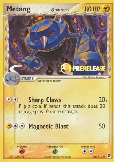 Metang (49/113) (Delta Species) (Prerelease Promo) [EX: Delta Species] | Gear Gaming Bentonville