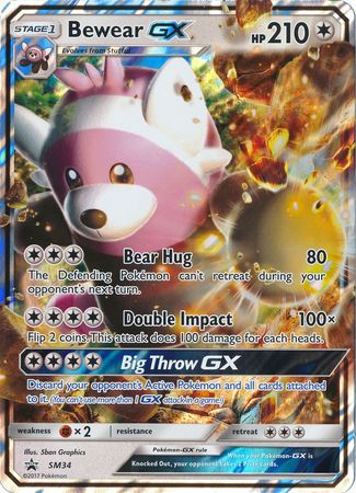 Bewear GX (SM34) (Jumbo Card) [Sun & Moon: Black Star Promos] | Gear Gaming Bentonville