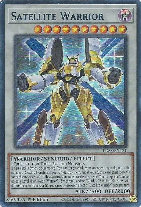 Satellite Warrior (Blue) [LDS3-EN121] Ultra Rare | Gear Gaming Bentonville