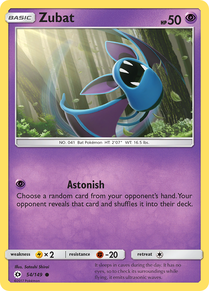 Zubat (54/149) [Sun & Moon: Base Set] | Gear Gaming Bentonville