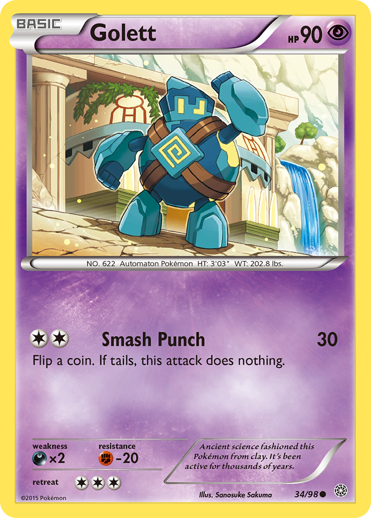 Golett (34/98) [XY: Ancient Origins] | Gear Gaming Bentonville