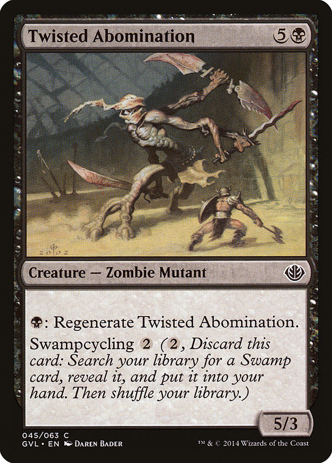 Twisted Abomination (Garruk vs. Liliana) [Duel Decks Anthology] | Gear Gaming Bentonville