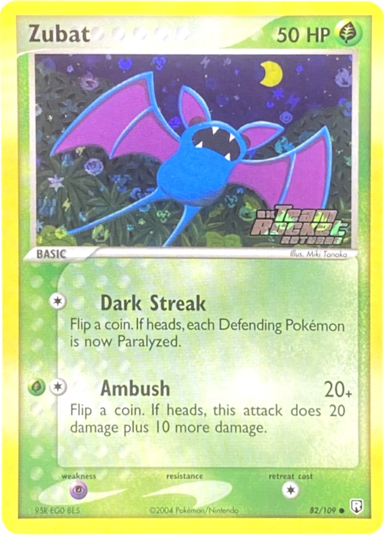 Zubat (82/109) (Stamped) [EX: Team Rocket Returns] | Gear Gaming Bentonville