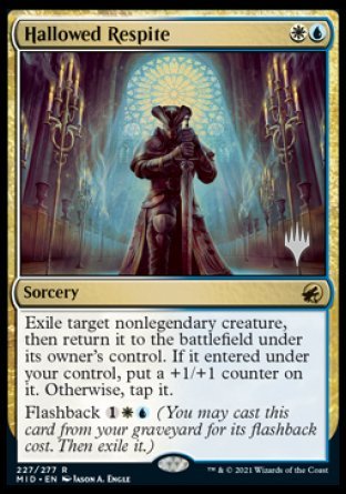 Hallowed Respite (Promo Pack) [Innistrad: Midnight Hunt Promos] | Gear Gaming Bentonville