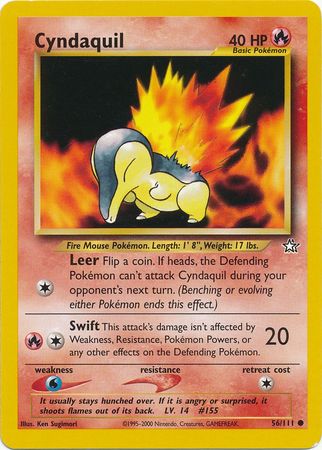 Cyndaquil (56/111) [Neo Genesis Unlimited] | Gear Gaming Bentonville