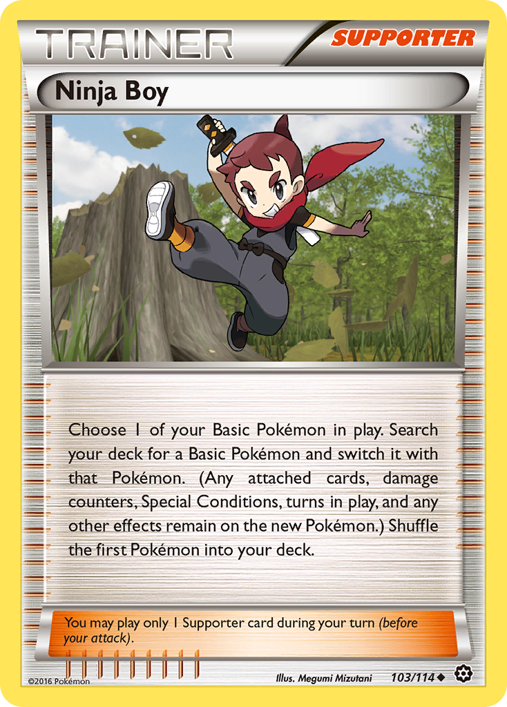 Ninja Boy (103/114) [XY: Steam Siege] | Gear Gaming Bentonville