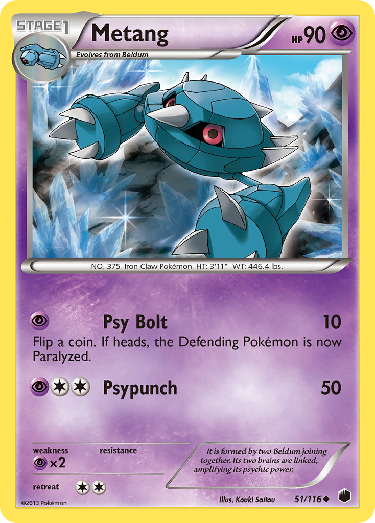 Metang (51/116) [Black & White: Plasma Freeze] | Gear Gaming Bentonville