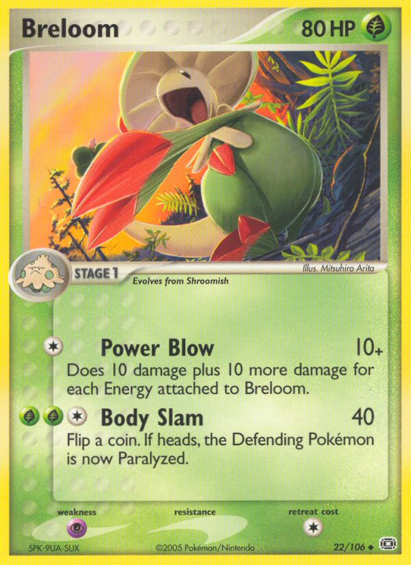 Breloom (22/106) [EX: Emerald] | Gear Gaming Bentonville