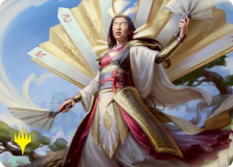 Imperial Subduer Art Card (Gold-Stamped Signature) [Kamigawa: Neon Dynasty Art Series] | Gear Gaming Bentonville