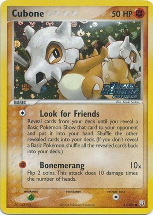 Cubone (51/109) (Stamped) [EX: Team Rocket Returns] | Gear Gaming Bentonville