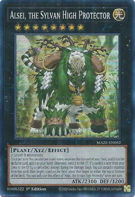 Alsei, the Sylvan High Protector [MAZE-EN052] Super Rare | Gear Gaming Bentonville