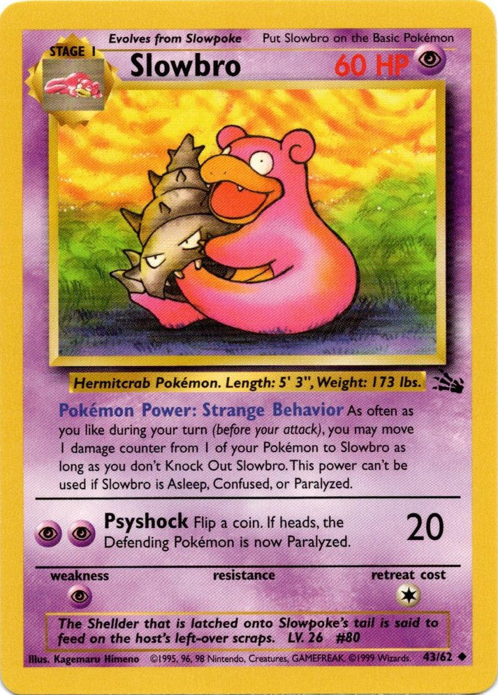 Slowbro (43/62) [Fossil Unlimited] | Gear Gaming Bentonville