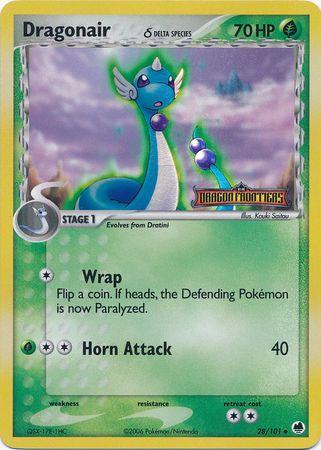 Dragonair (28/101) (Delta Species) (Stamped) [EX: Dragon Frontiers] | Gear Gaming Bentonville