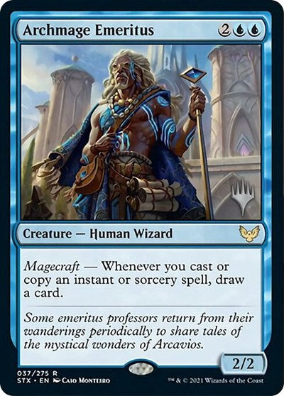 Archmage Emeritus (Promo Pack) [Strixhaven: School of Mages Promos] | Gear Gaming Bentonville