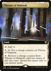 Throne of Makindi (Extended Art) [Zendikar Rising] | Gear Gaming Bentonville