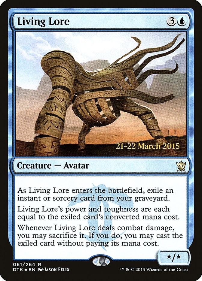 Living Lore  [Dragons of Tarkir Prerelease Promos] | Gear Gaming Bentonville