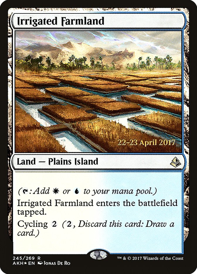 Irrigated Farmland  [Amonkhet Prerelease Promos] | Gear Gaming Bentonville