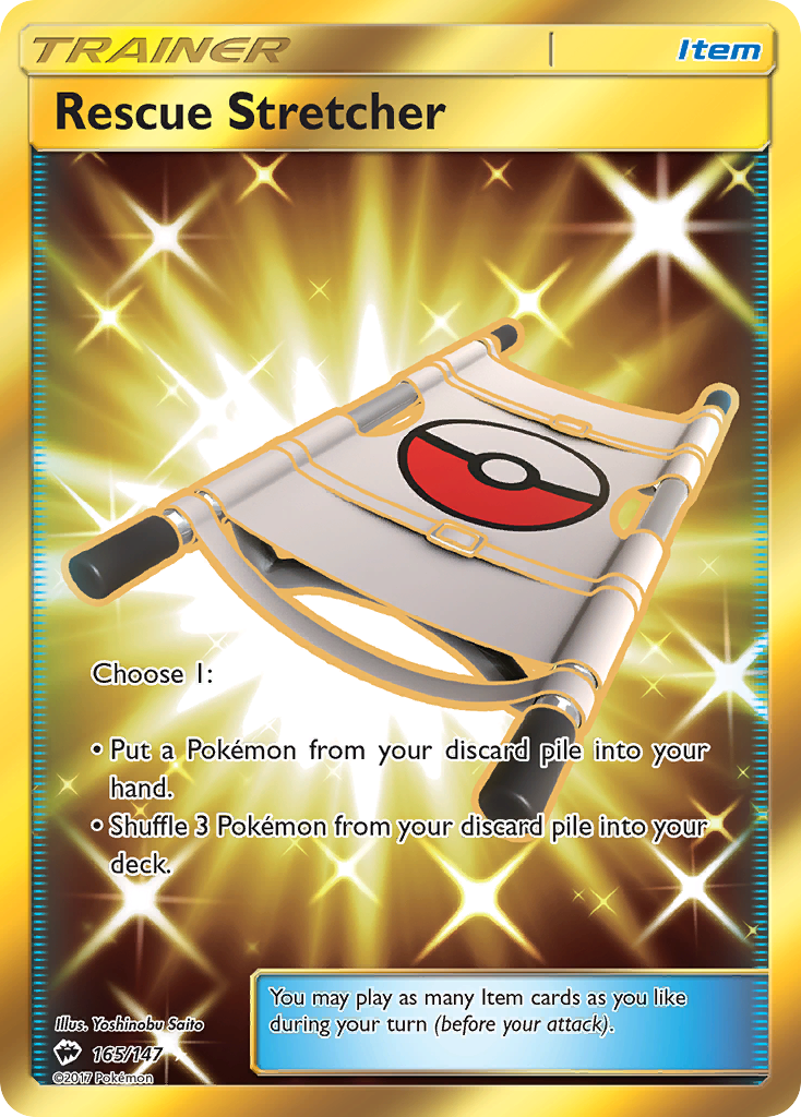 Rescue Stretcher (165/147) [Sun & Moon: Burning Shadows] | Gear Gaming Bentonville