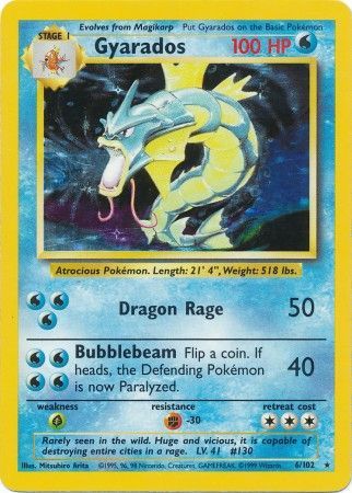 Gyarados (6/102) [Base Set Unlimited] | Gear Gaming Bentonville