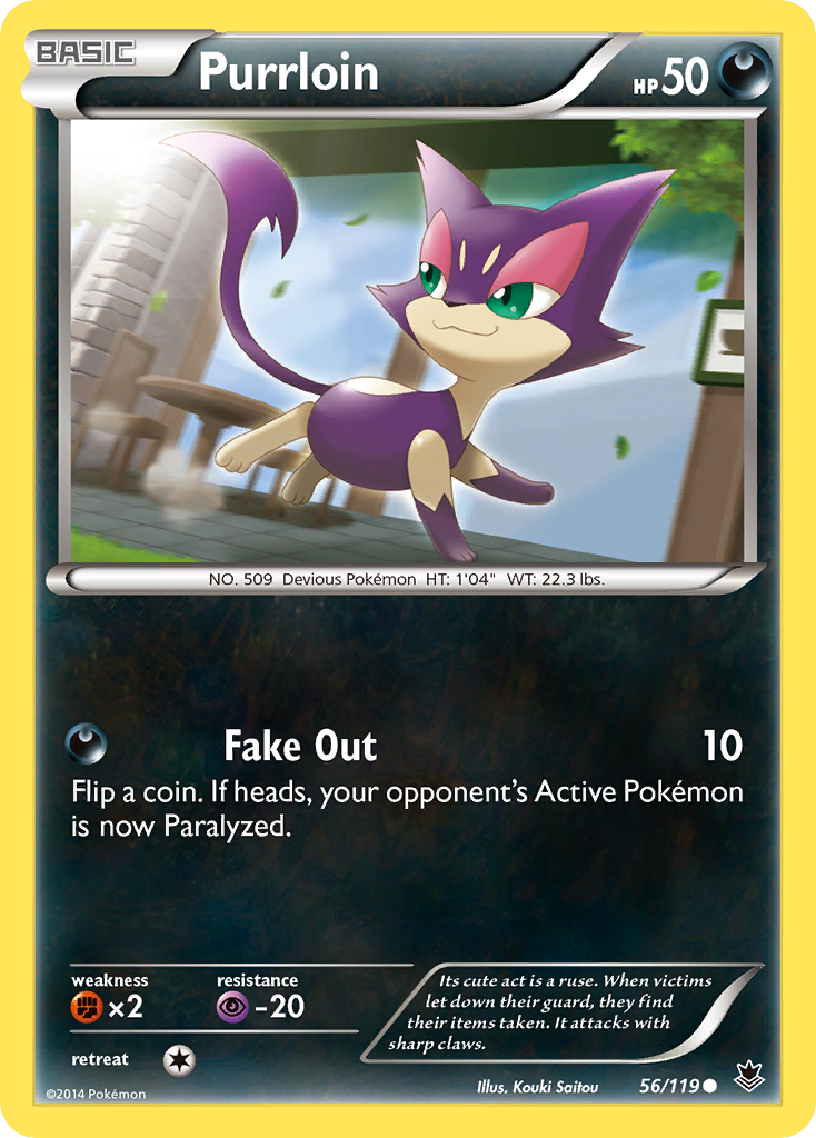 Purrloin (56/119) [XY: Phantom Forces] | Gear Gaming Bentonville