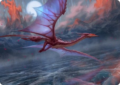 Manaform Hellkite Art Card [Innistrad: Crimson Vow Art Series] | Gear Gaming Bentonville